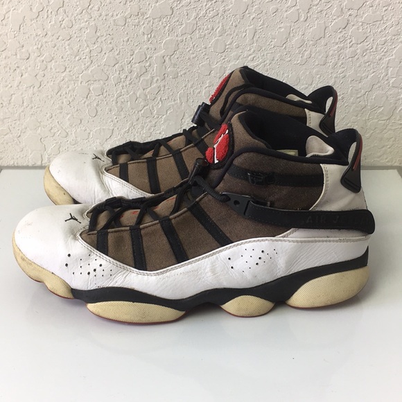 men's air jordan 6 rings basketball shoes